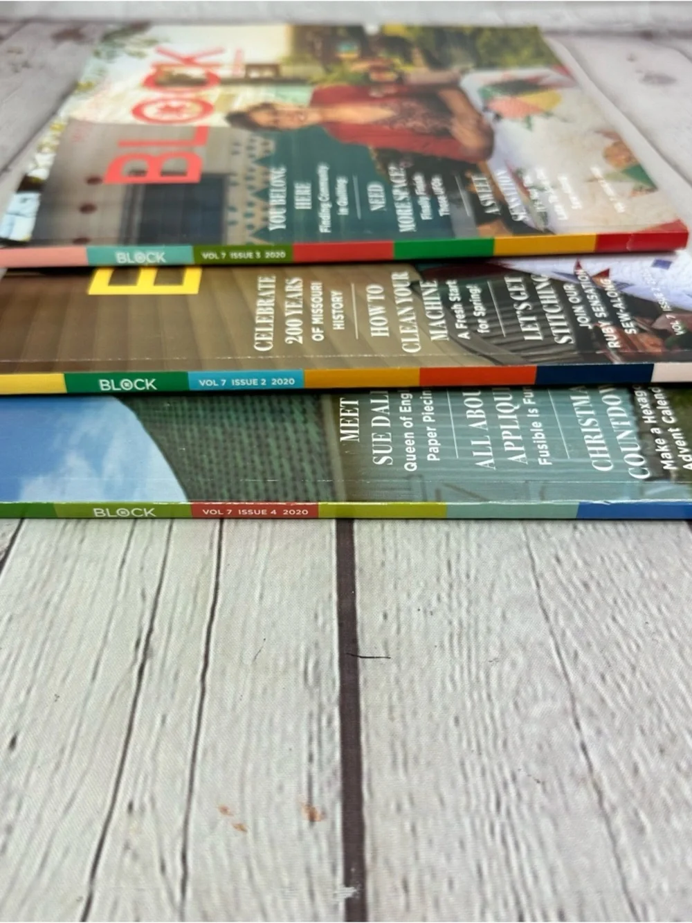 2020 Missouri Star BLOCK Quilt Idea Books - Set of 3 handmade cottagecore